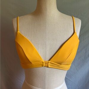 No Boundaries Mustard Bikini Top